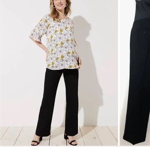 LOFT maternity trousers pants size 6 petite black